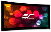 Elite Screens CURVE200WH1 Lunette Series - 200 Inches CineWhite Curve Fixed Frame Projection Screen ELITE SCREEN